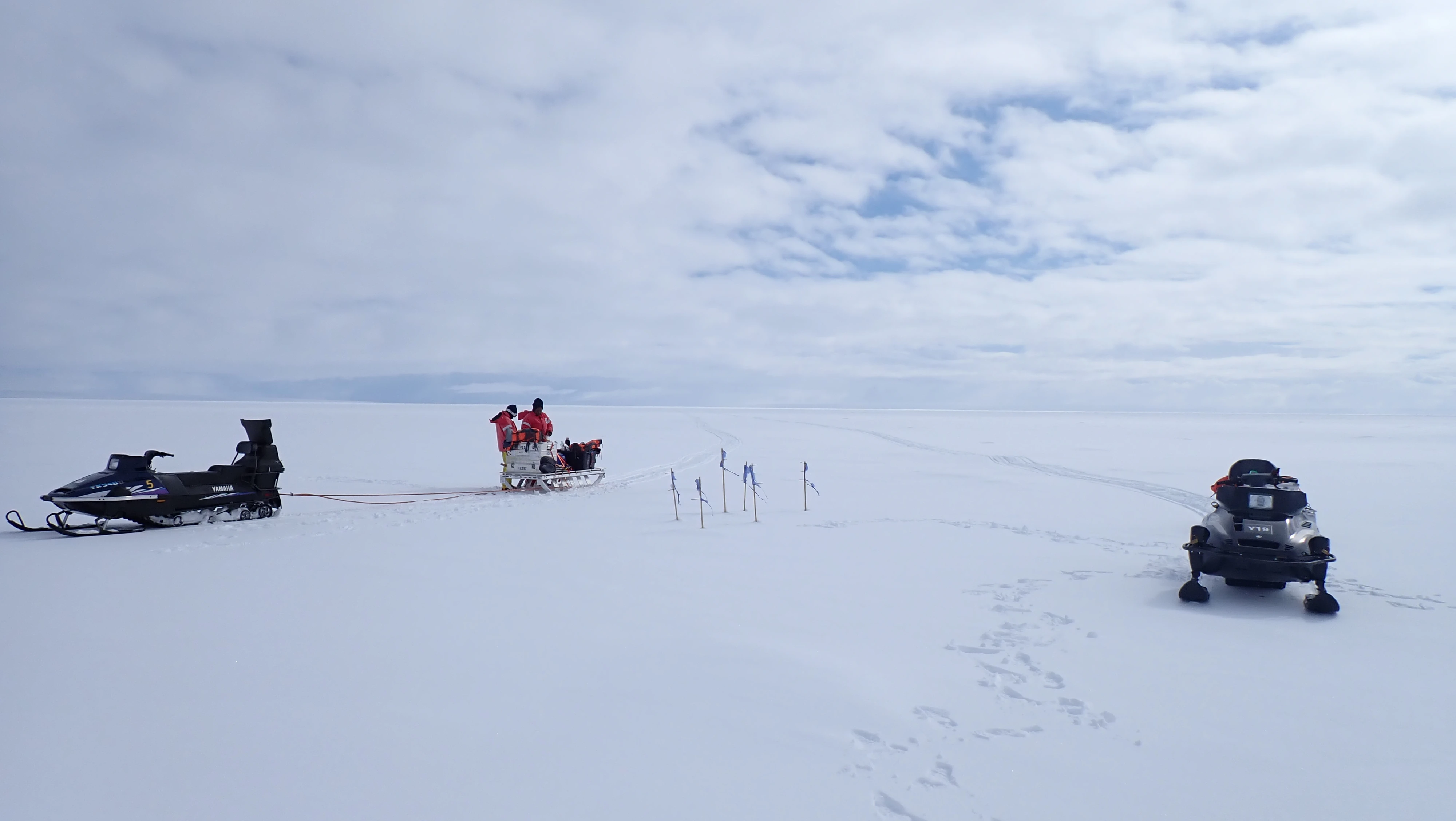 Snow covered pRES receiver