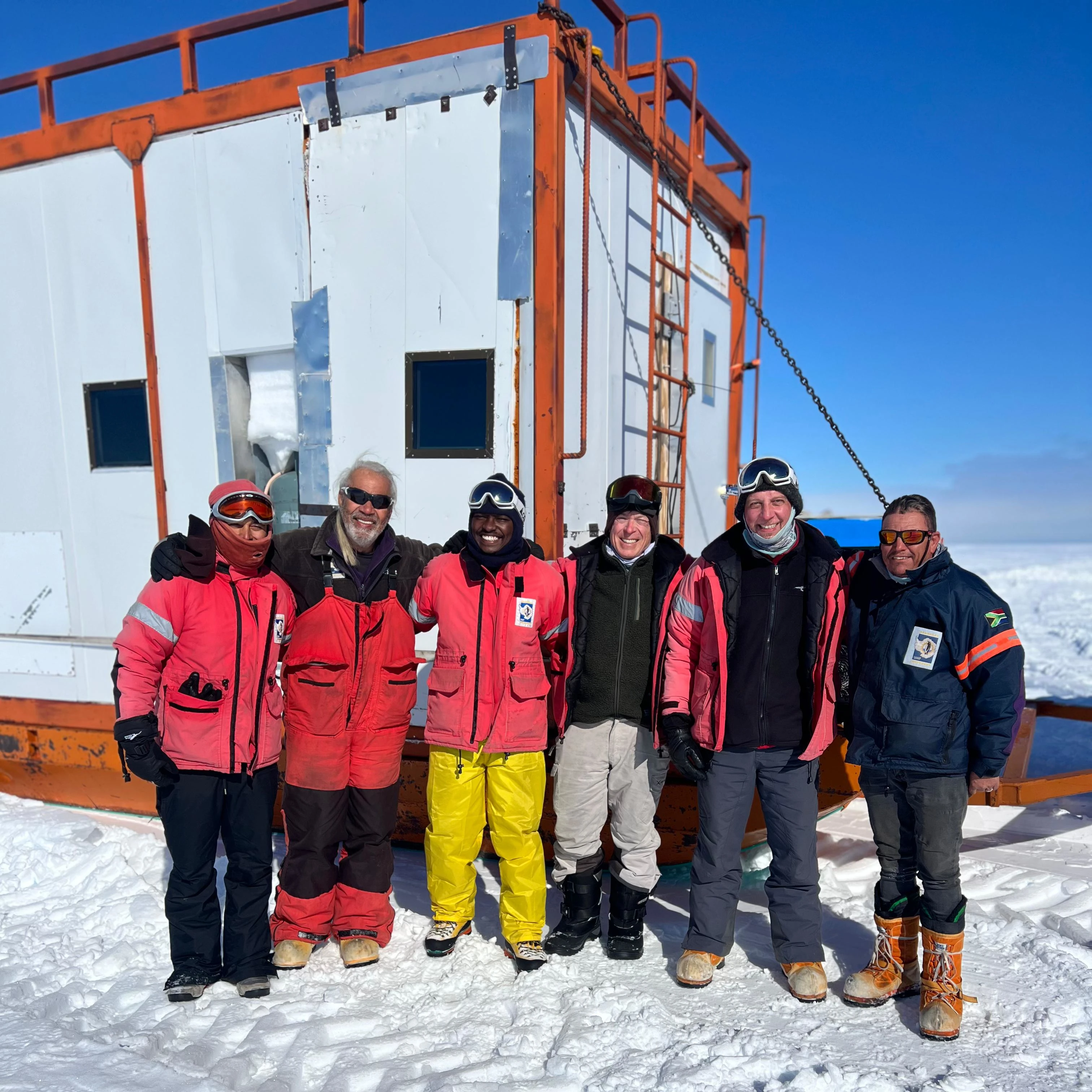 UCT SANAS team with CAT train drivers Markus and Raymond